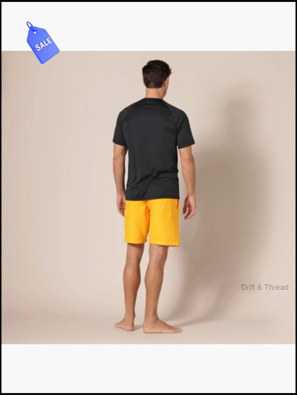 Men's Slim-Fit Short-Sleeve Quick-Dry UPF 50 Swim Tee